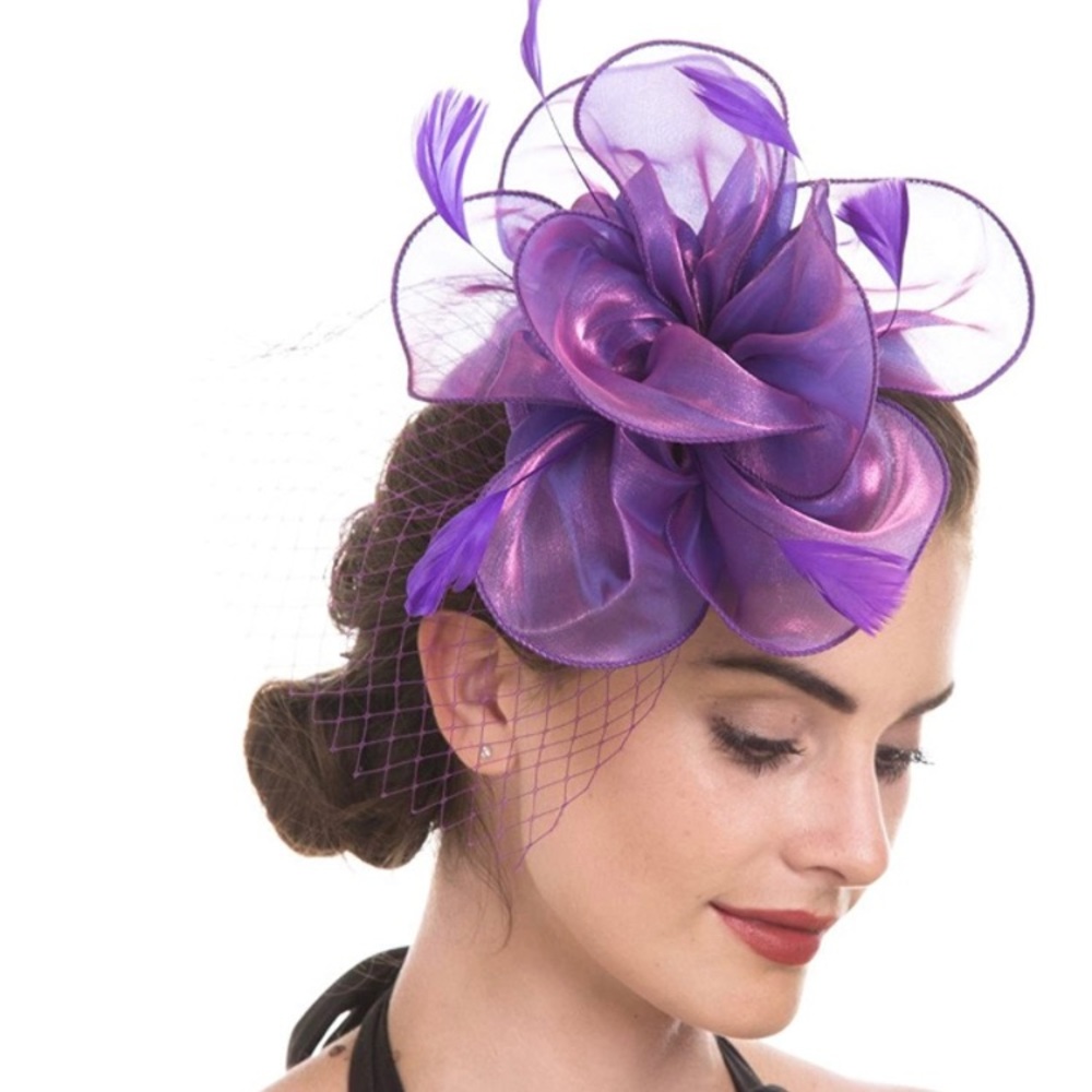 Purple Fascinator💜